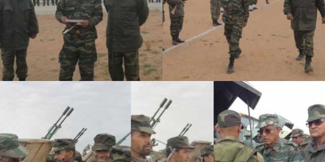 وزير الدفاع الوطني يدعو مقاتلي جيش التحرير الشعبي الصحراوي إلى مضاعفة اليقظة وإدراك الأبعاد الحقيقية لنجاح المهام المنوطة بهم