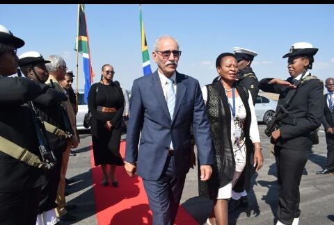 رئيس الجمهورية يغادر جنوب أفريقيا بعد مشاركته في مراسيم تنصيب الرئيس الجنوب إفريقي المنتخب