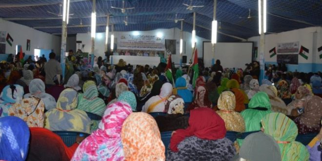 تواصل اشغال المؤتمر الثامن لاتحاد النساء الصحراويات لليوم الثاني بولاية اوسرد