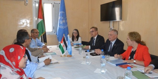 المبعوث الشخصي للأمين العام الأممي إلى الصحراء الغربية يلتقي الوفد الصحراوي المفاوض