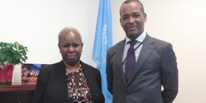 ممثل جبهة البوليساريو بالأمم المتحدة يلتقي مساعدة الأمين العام المكلفة بإفريقيا