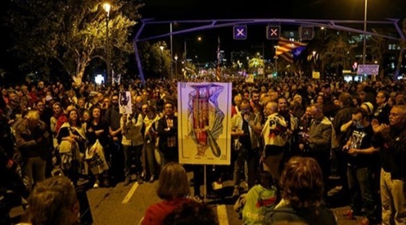 اسبانيا: احتجاجات شعبية في برشلونة ضد زيارة الملك فيليبي السادس للمدينة