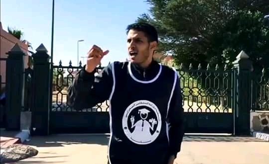 اعتقال المعطل الصحراوي ” أحمد عبد القادرعليات ” بمدينة آسا