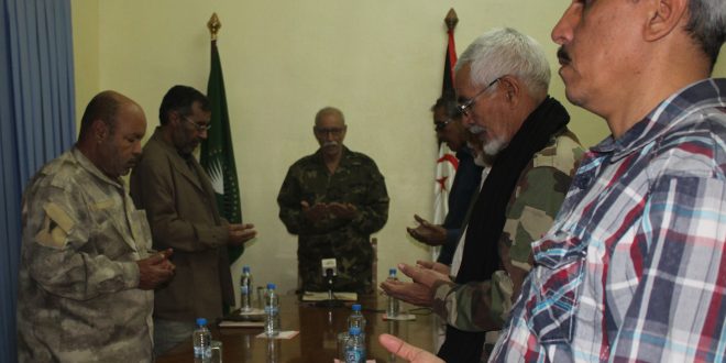 الرئيس إبراهيم غالي يترأس اجتماعا استثنائيا لمكتب الأمانة الوطنية على اثر وفاة الراحل امحمد خداد